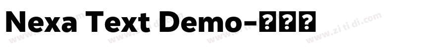 Nexa Text Demo字体转换